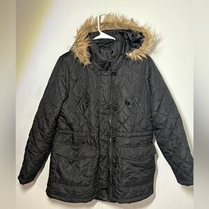 Urban Republic Black Quilted Jacket
